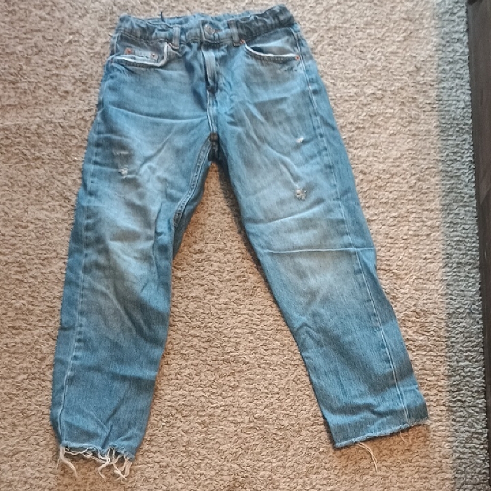 Kids Blue Distressed Jeans